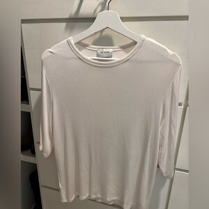 St. John Cream Viscose Women's Top Sz L